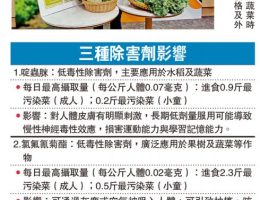 調查：逾六成蔬菜樣本含除害劑 – 大公數字報