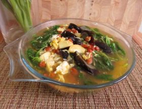 林子食譜 · 枸杞莧菜湯 2-3人份